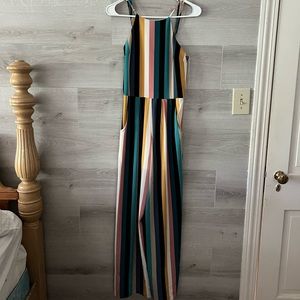 Striped jumpsuit